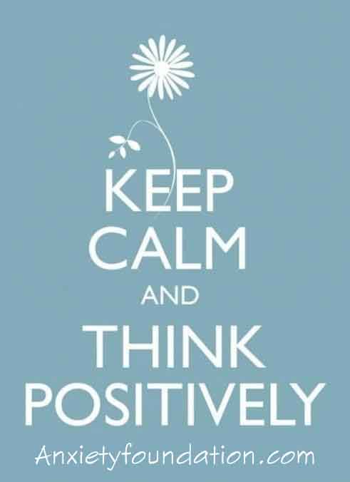 keep calmthinkpositive