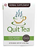 Quit Tea Herbal Stop Smoking Tea, 20 Tea Bags (1 Week Supply)